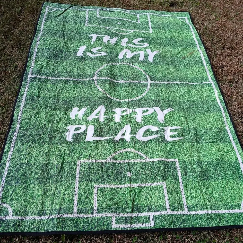 Soccer Field Anti-slip Carpet Bedroom Living Room Kitchen Floor Rug 47*71 inches